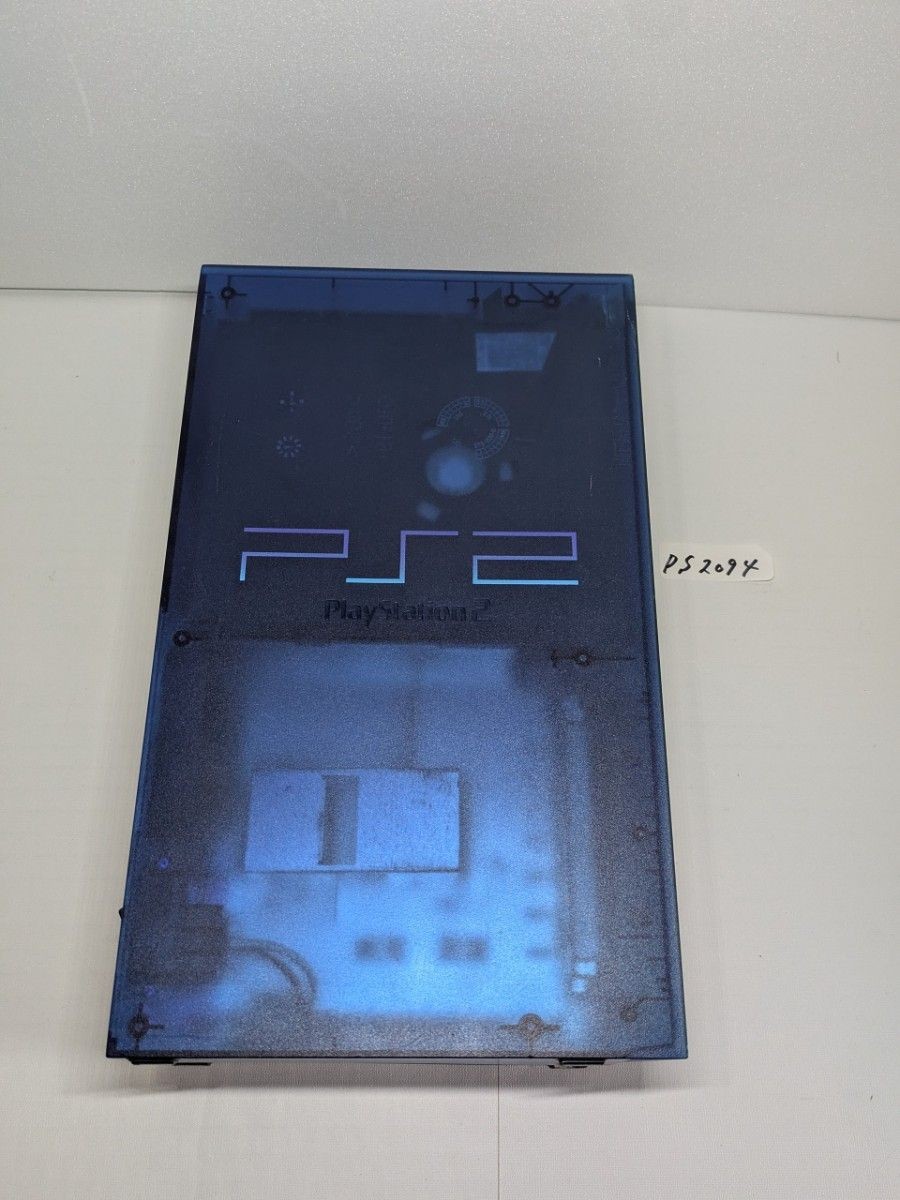 PS2 SCPH-37000 Ocean Blue Limited Console Set tested includes stand NTSC-J Japan
