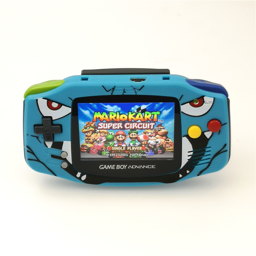 Game Boy Advance Console with iPS Backlight Backlit LCD Console – Bulbasur