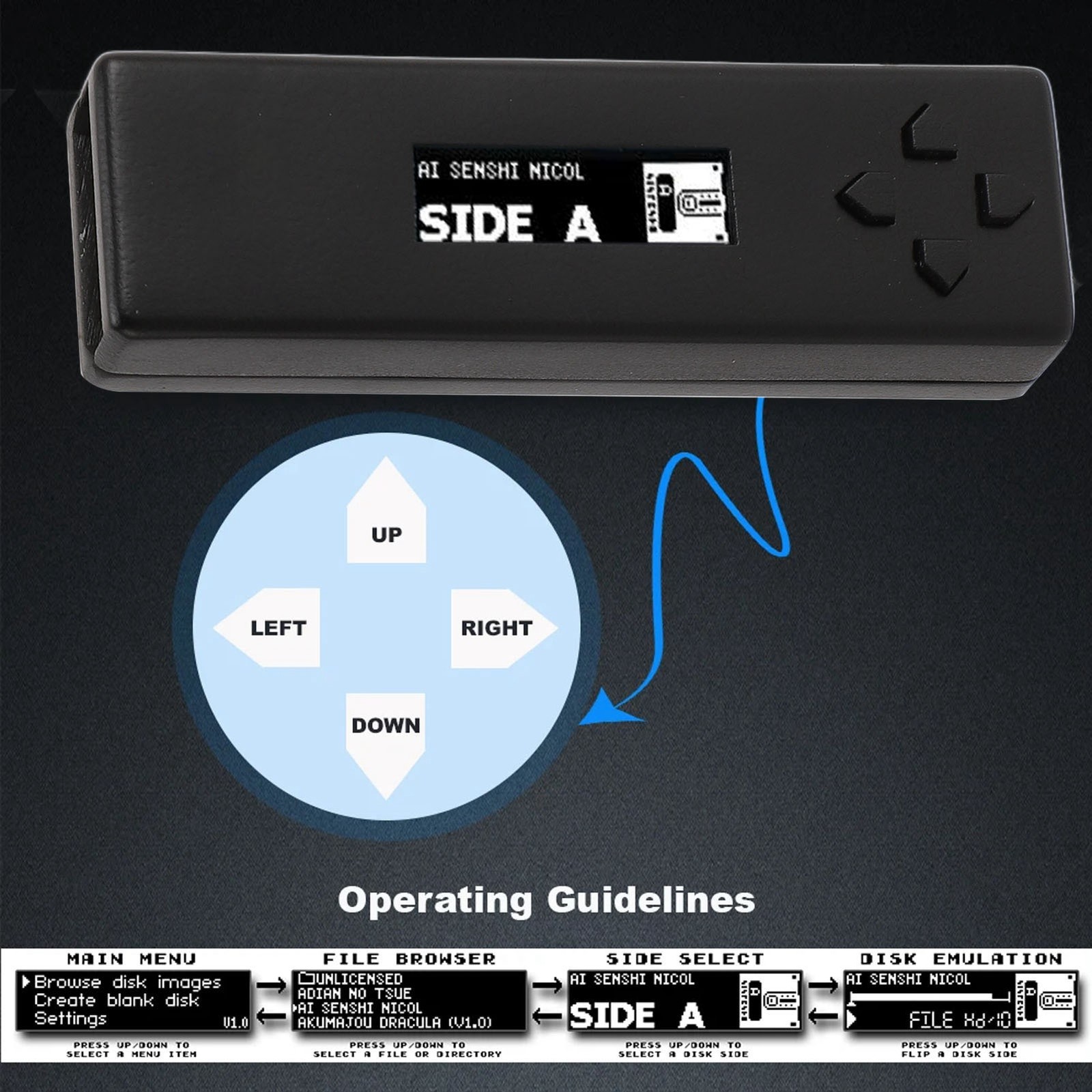 For FDSkey Disk System Drive Emulator Professional Emulator Drive With Orga VRZZ