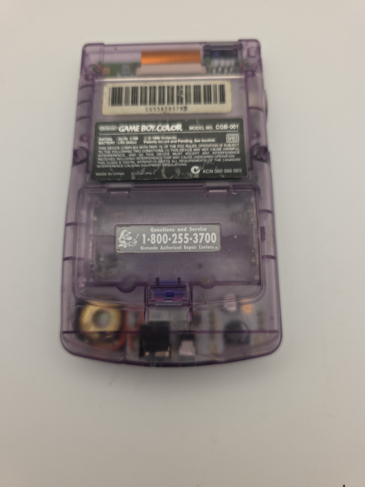 Nintendo Game Boy Color Handheld System – Atomic Purple