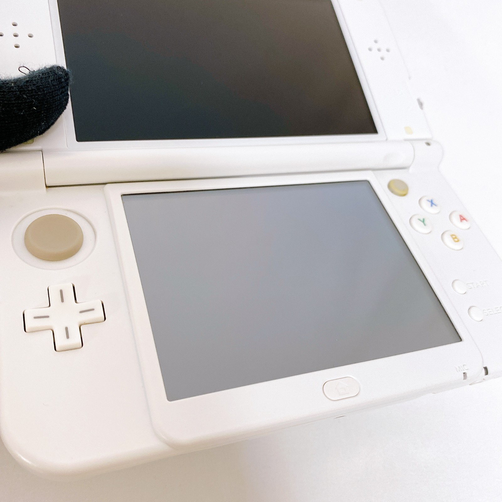 【Dual IPS】New Nintendo 3DS XL LL Pearl White Stylus Console Japan Tested Rank S