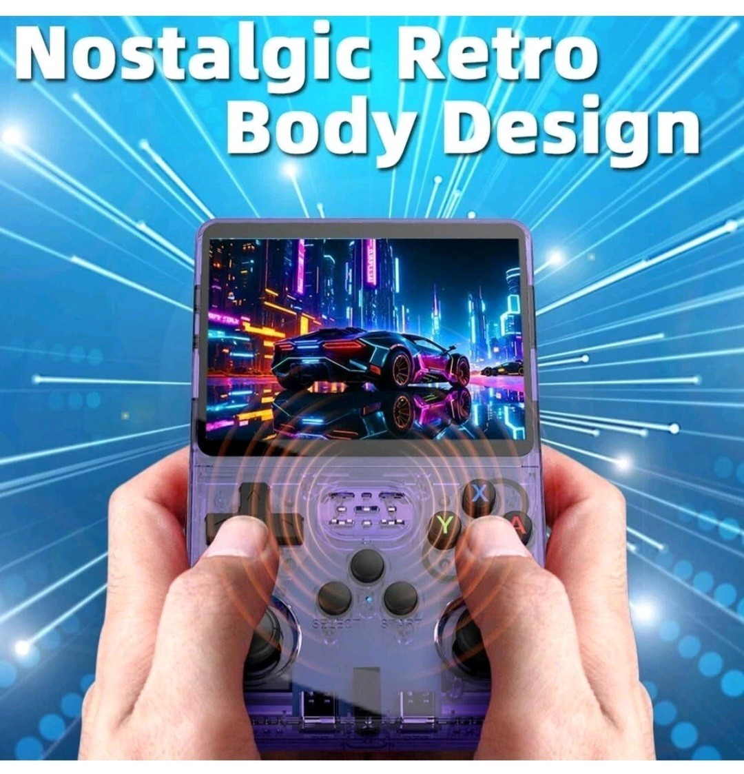 R36S Retro Handheld Video Game Console 20000 Games 3.5 Inch IPS Scree