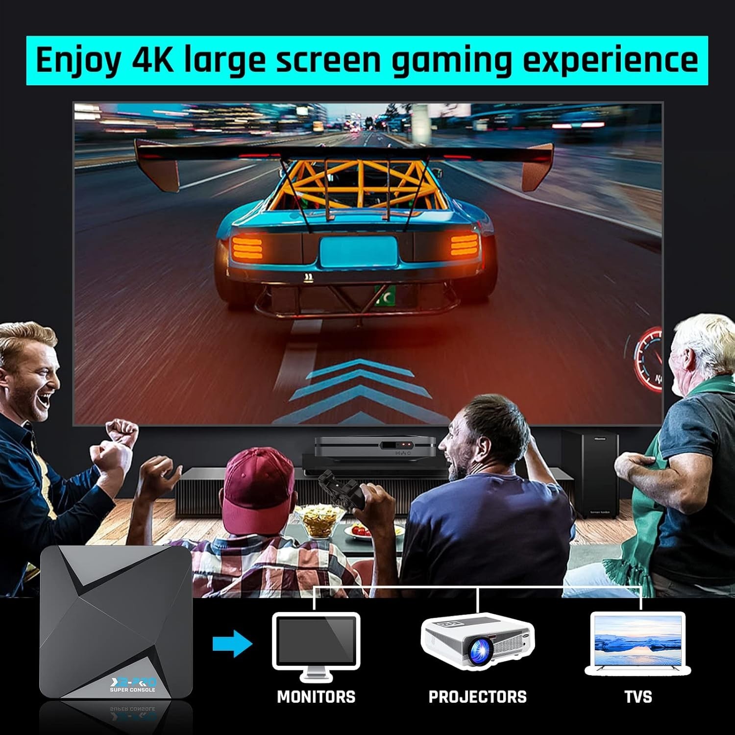 Super Console X2 Pro – 65,000+ Classic Games & 60+ Emulators