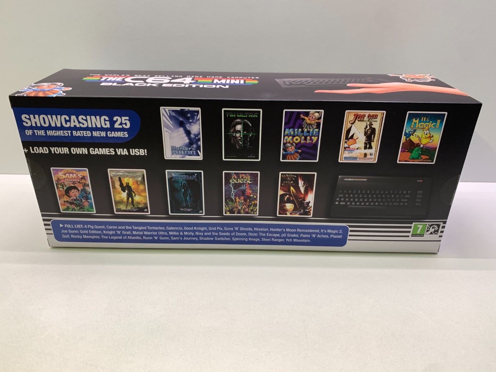 THE C64 MINI BLACK EDITION COMMODORE 64 CONSOLE – NEW SEALED NEW SEALED