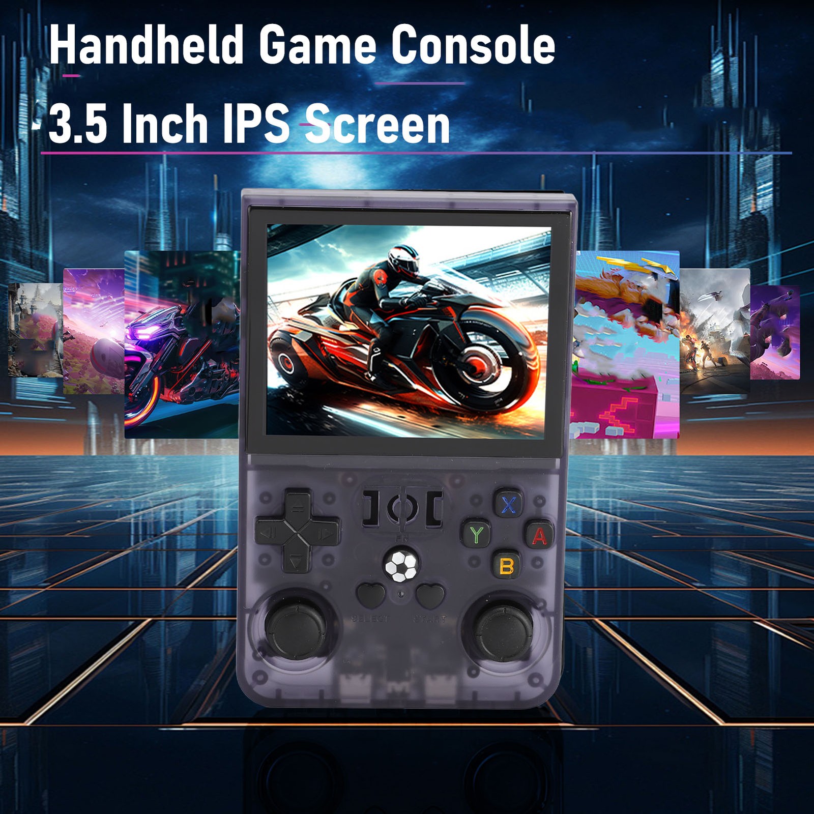 Handheld Game Console 4000MAH Retro Game Console For System 3.5inch I IGJG