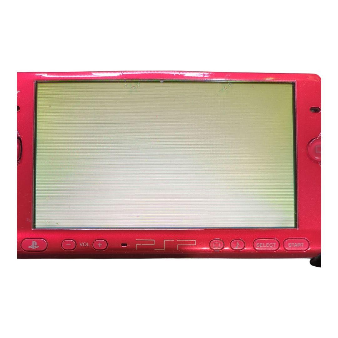 PSP 3000 Radiant Red RR Console only No Battery from japan USED