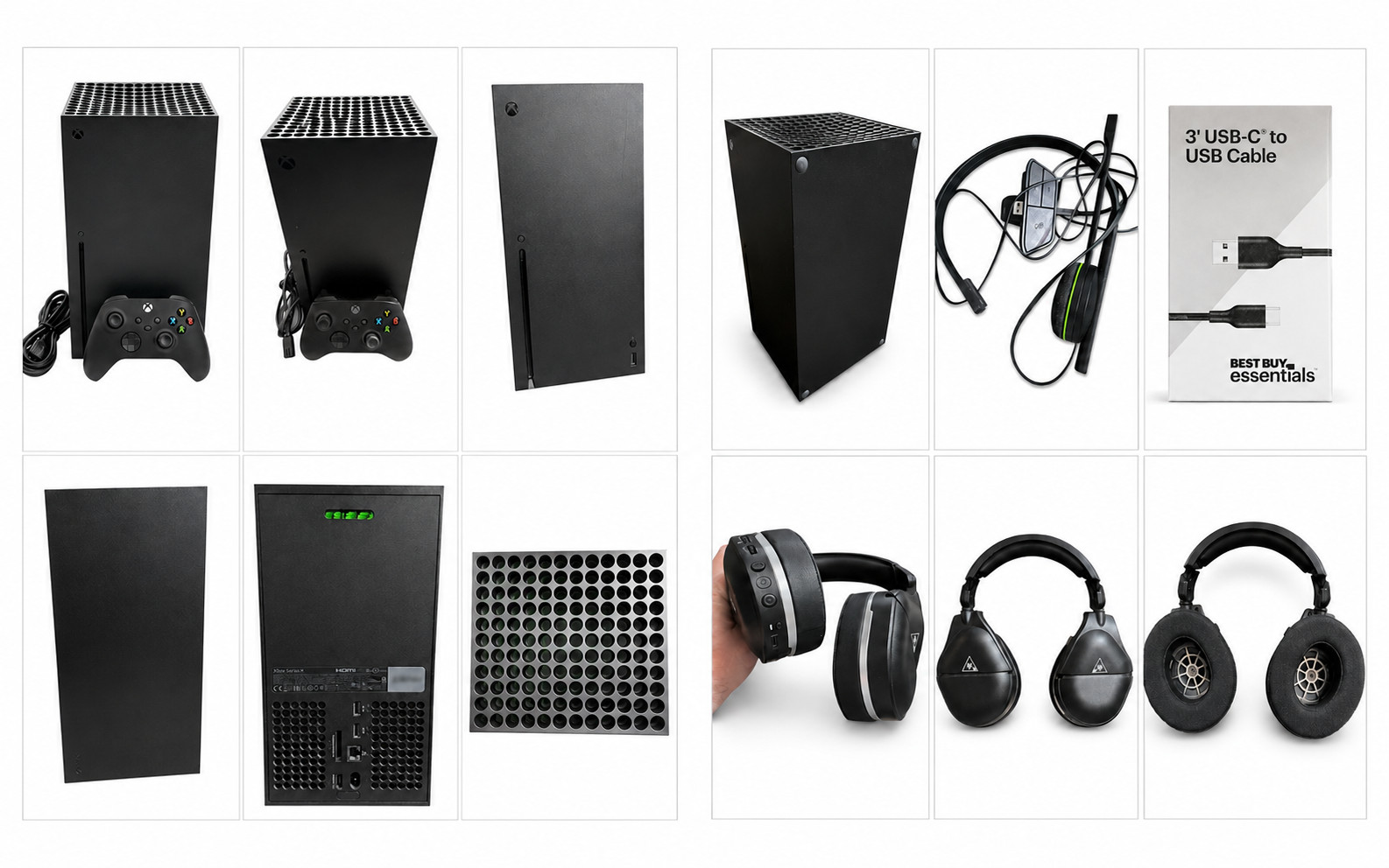 Xbox Series X 1TB Bundle+Controller+Turtle Beach Headset+Game+HDMI+USB-C
