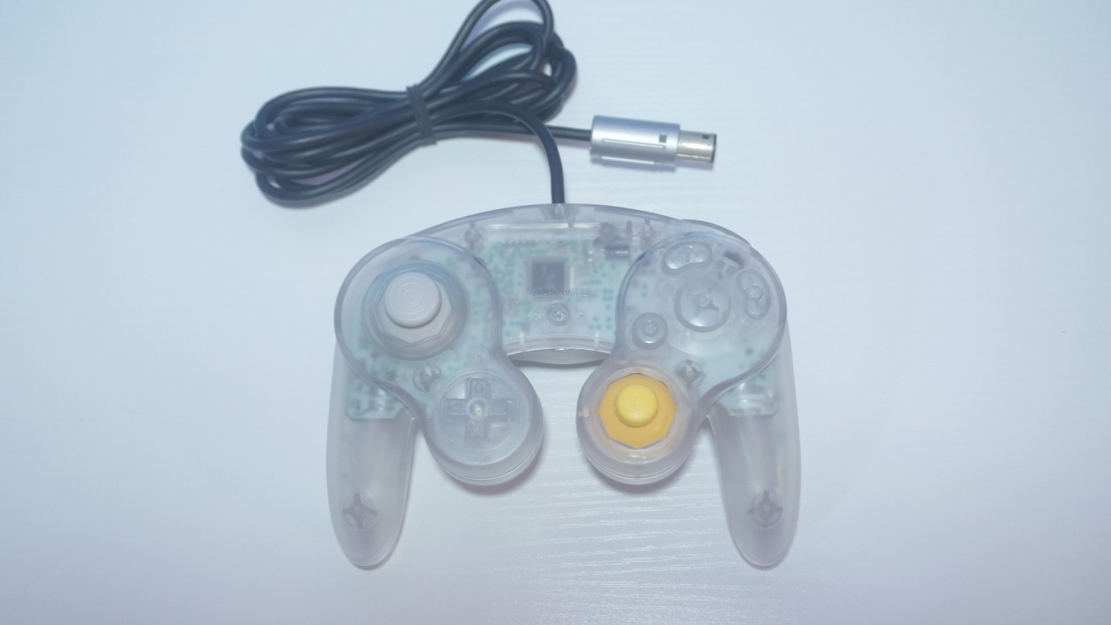 Clear Blue Nintendo GameCube Console DOL-001 (USA) with LEDs & Controller