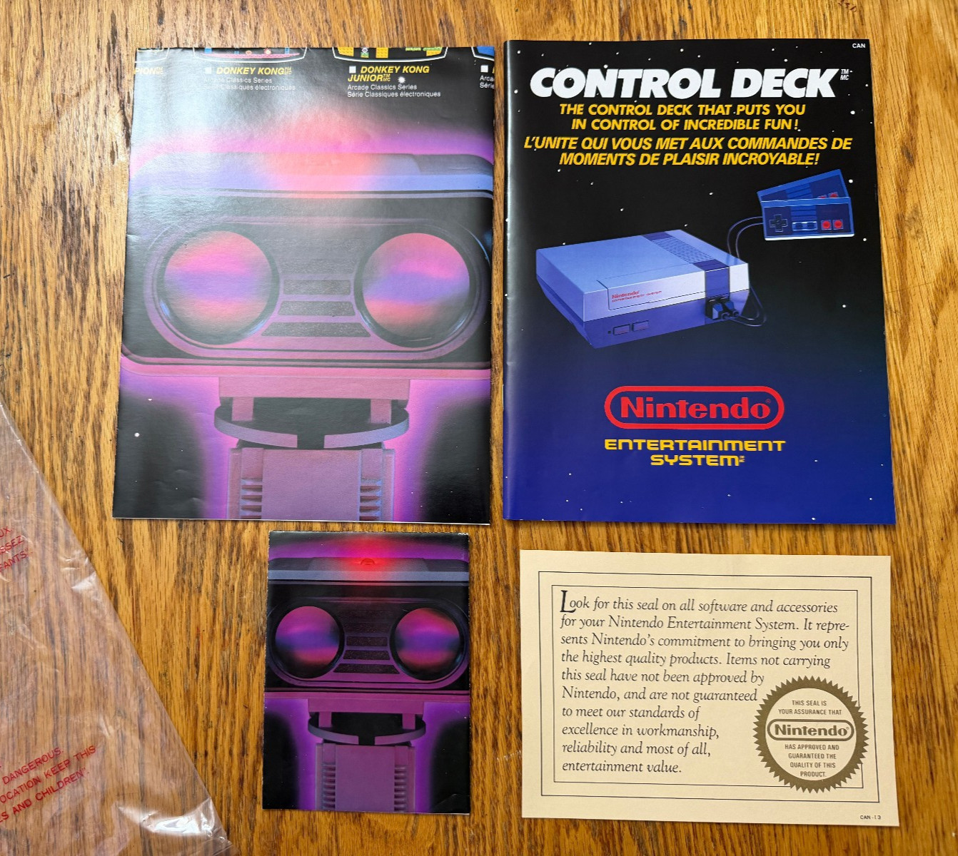 1986 MATTEL Super Mario Bros Control Deck complete in box nintendo nes RARE MINT