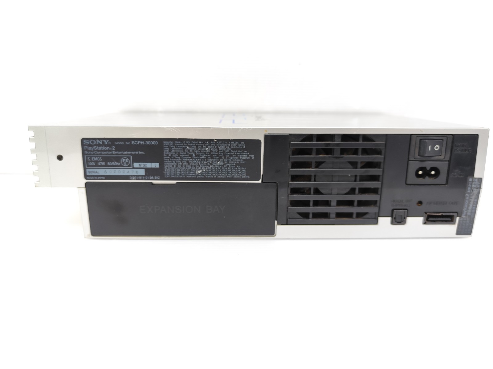 PS2 Limited Console SCPH-30000 European Automobile Metallic Silver Region JAPAN