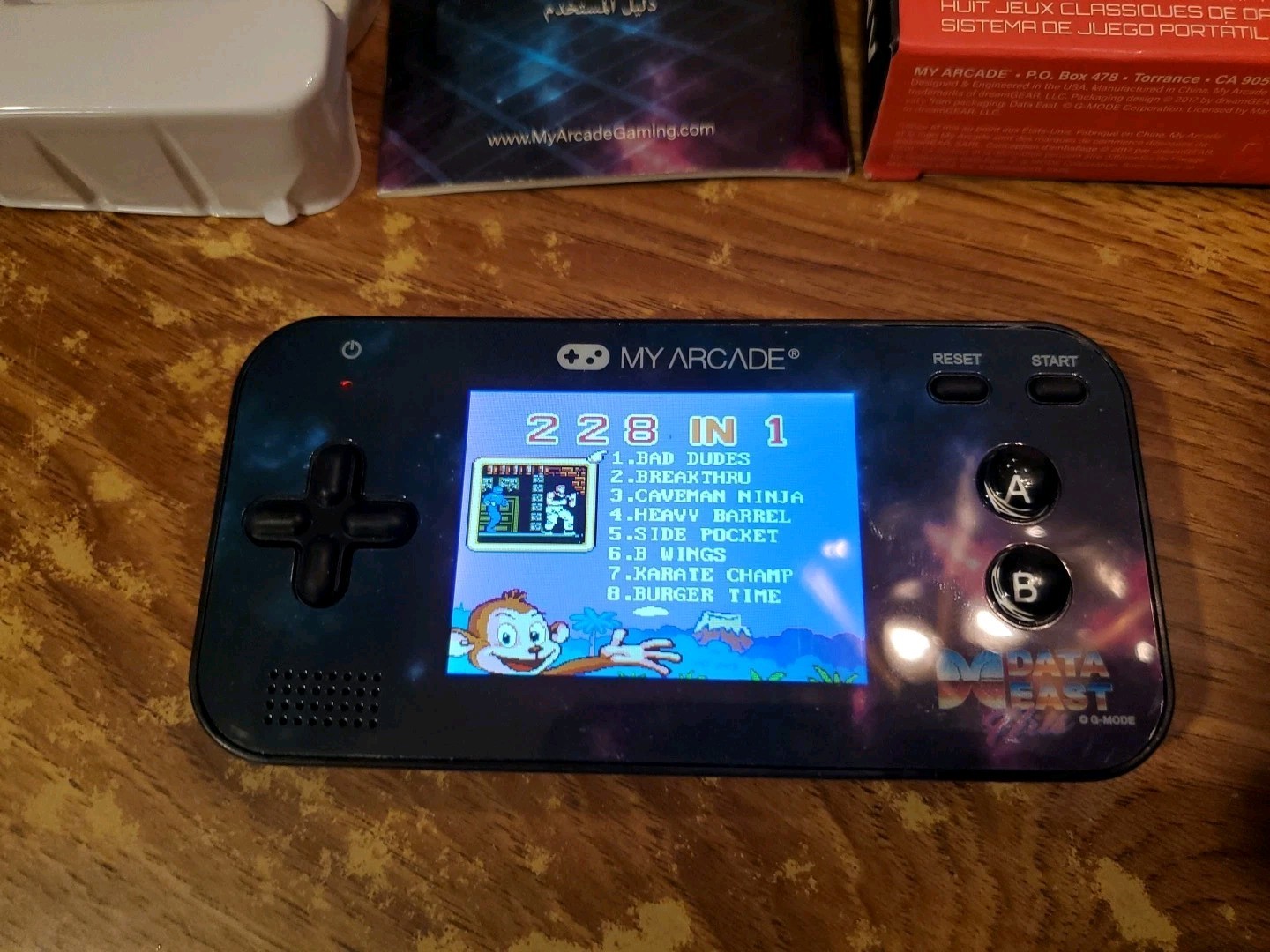 Data East Hits Arcade Gamer V – Handheld Gaming System – 220 Retro Style Games!