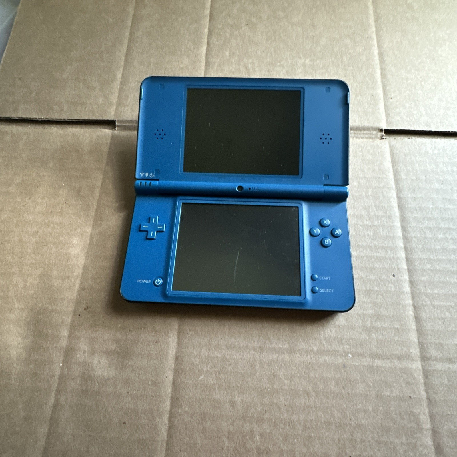Nintendo DSi XL Blue UTL-001 USA For Parts /Repair [Powers on, READ] As Is