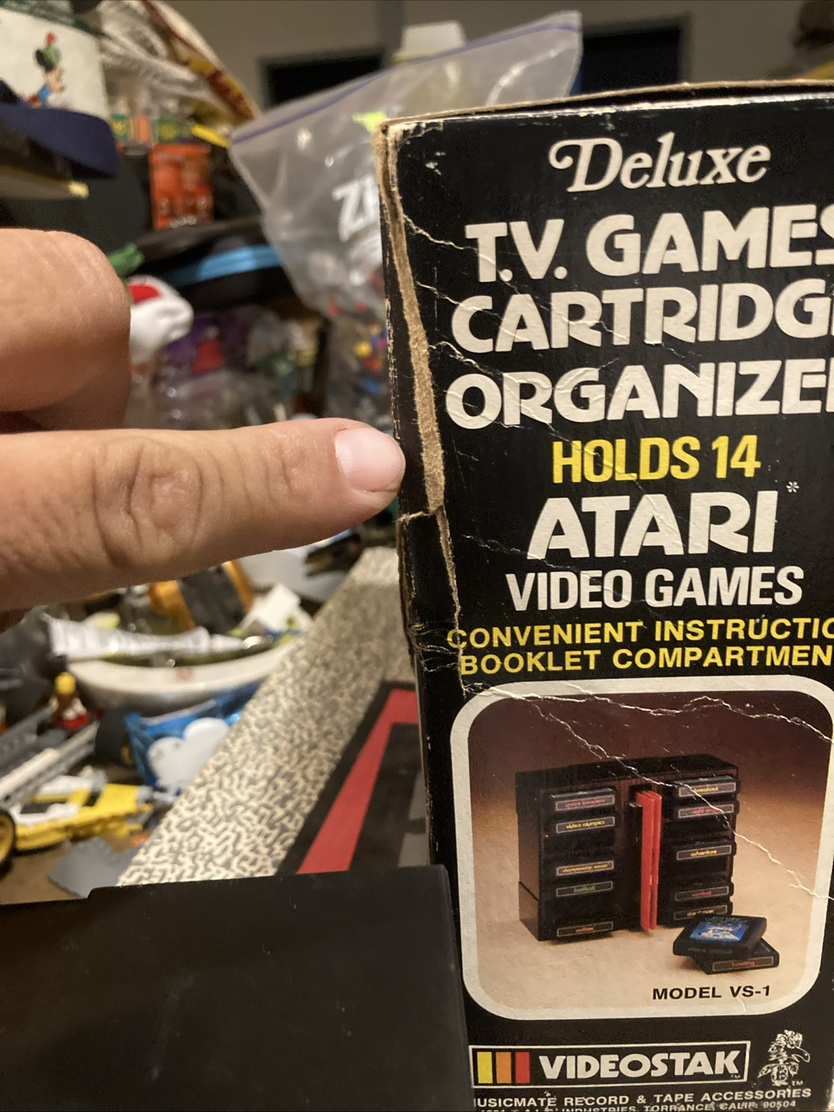 Vintage 80s Atari Modular Cartridge Library Made in USA *New* in original Box