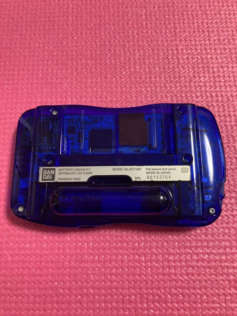 Bandai WonderSwan Swan Crystal Clear Blue Console Only [H]