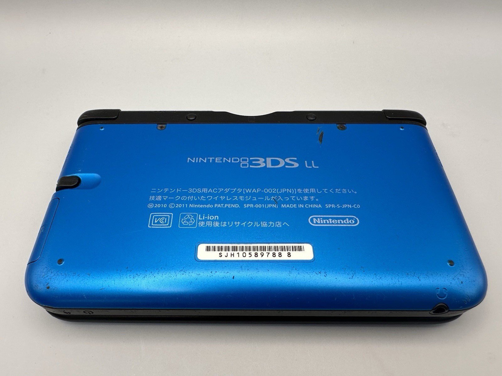 Nintendo 3DS LL / 3DS XL Blue Black Console NTSC-J Japan Tested Working