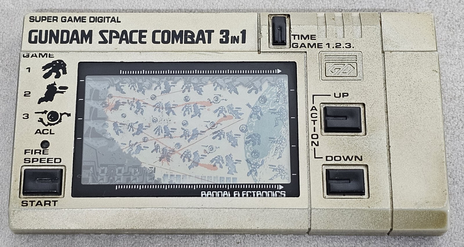 Gundam Space Combat 3 in 1 Super Game Digital Bandai Electronics