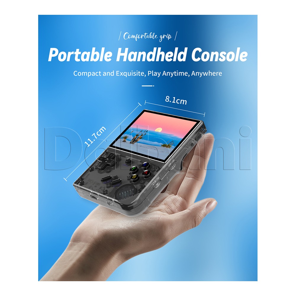 RG35XX Plus Anbernic Black Retro Game Console 3300mAh Linux System