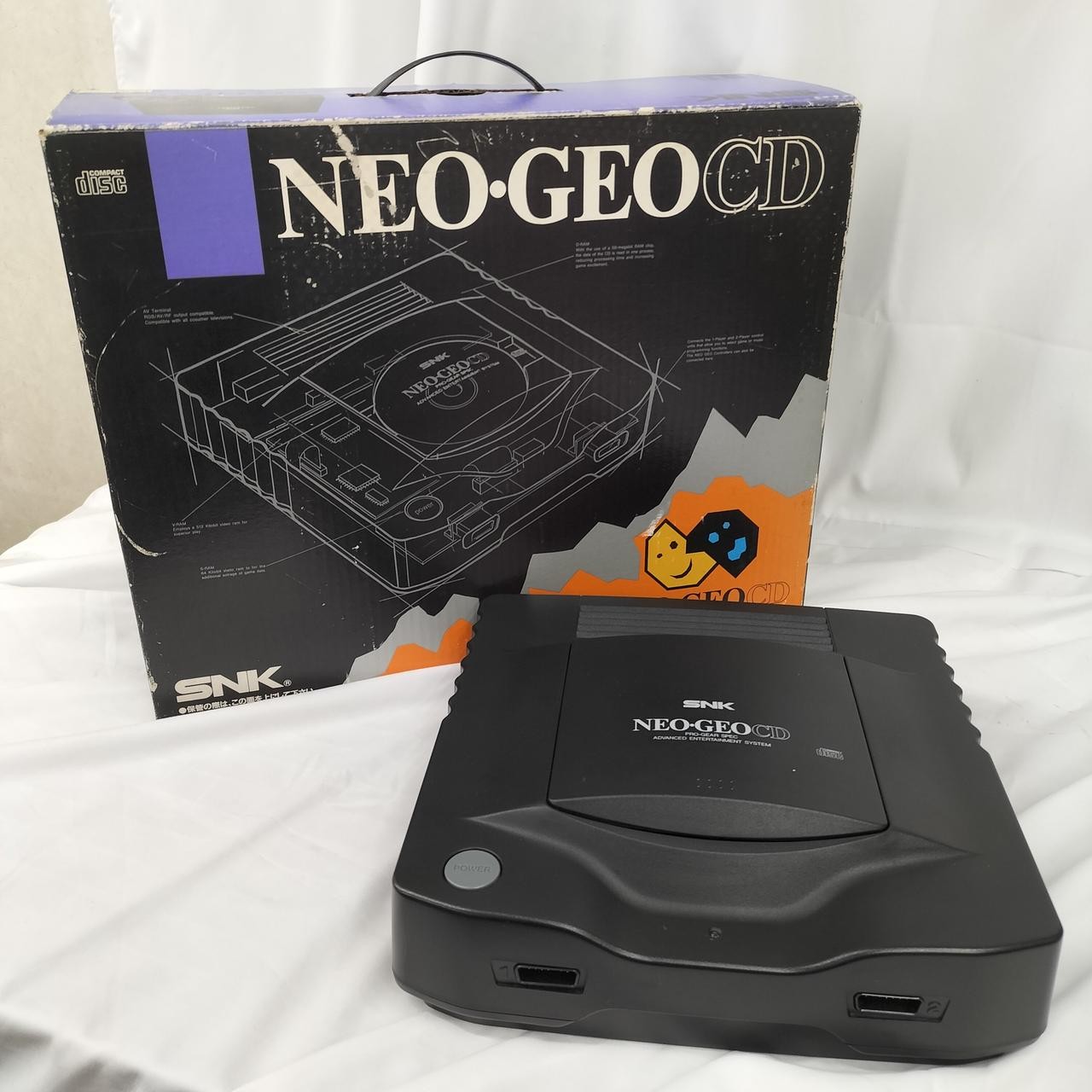 SNK Neo Geo CD Top Loading Console CD-T01 Japan Import Vintage Gaming