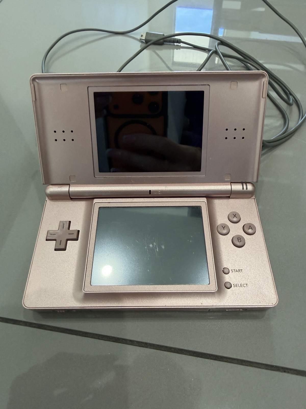 FOR PARTS/REPAIR Nintendo DS Lite USG-001 Pink Handheld Console *READ*