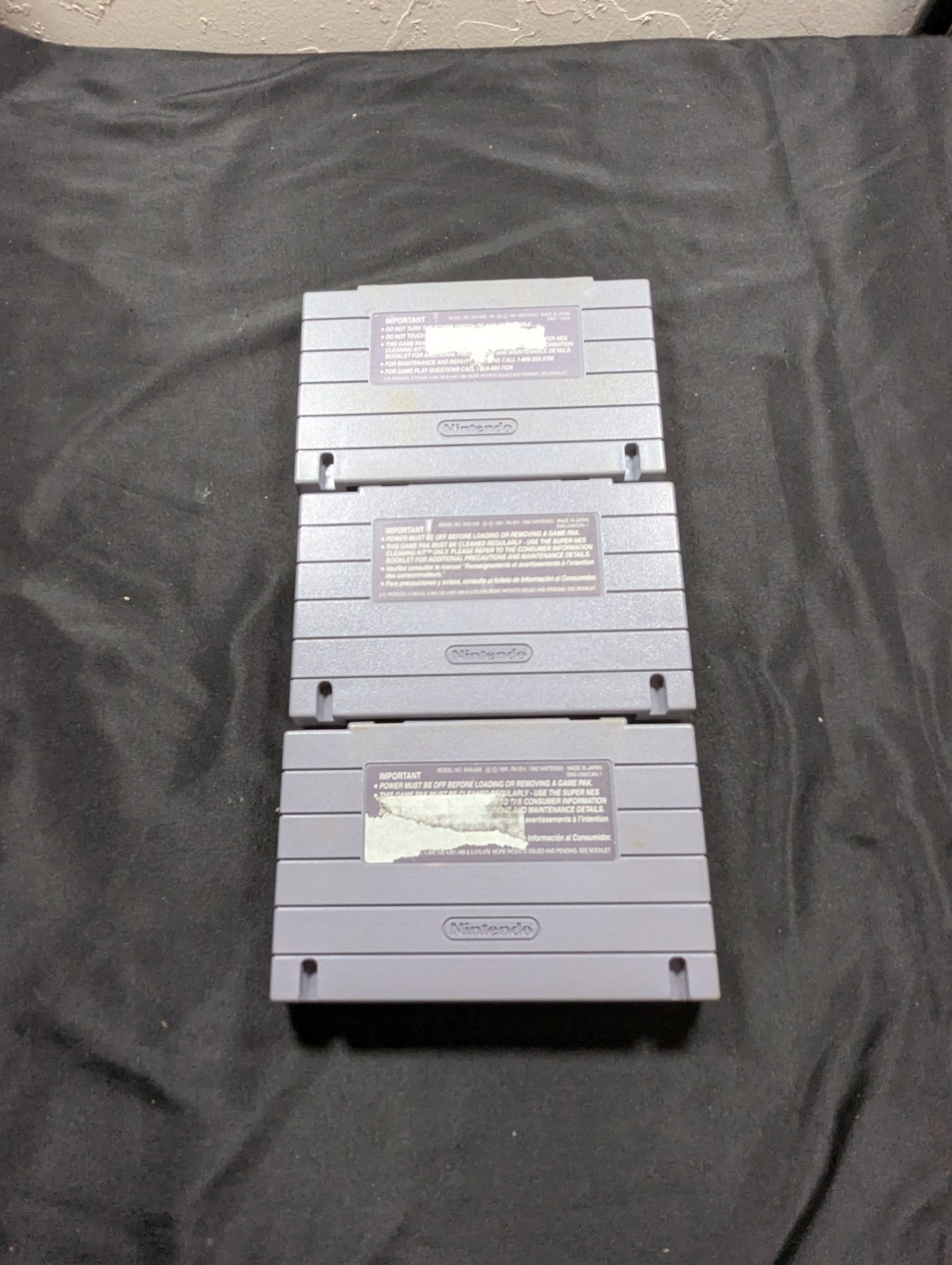 Super Nintendo SNES Console Bundle w/ Controller 3 Games All Cables Tested