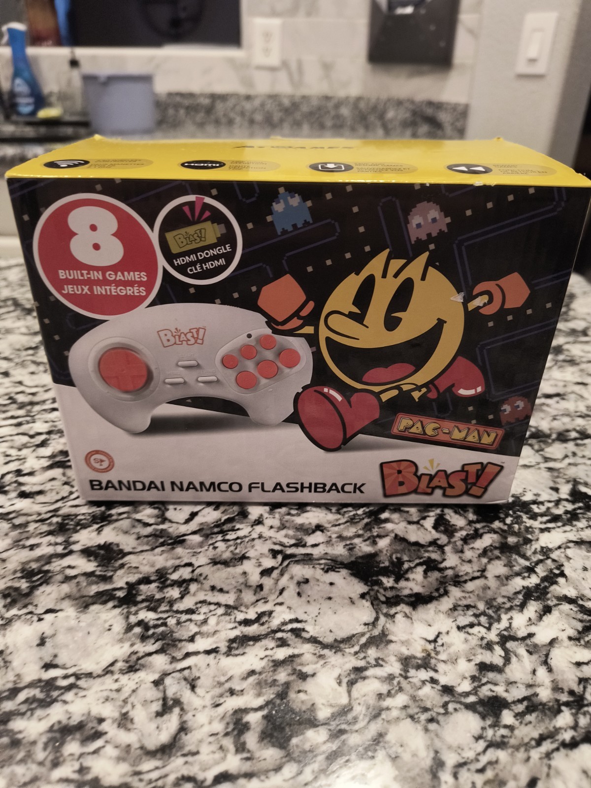 Bandai Namco Flashback Blast Pac-Man With 8 Built-in Games Brand New