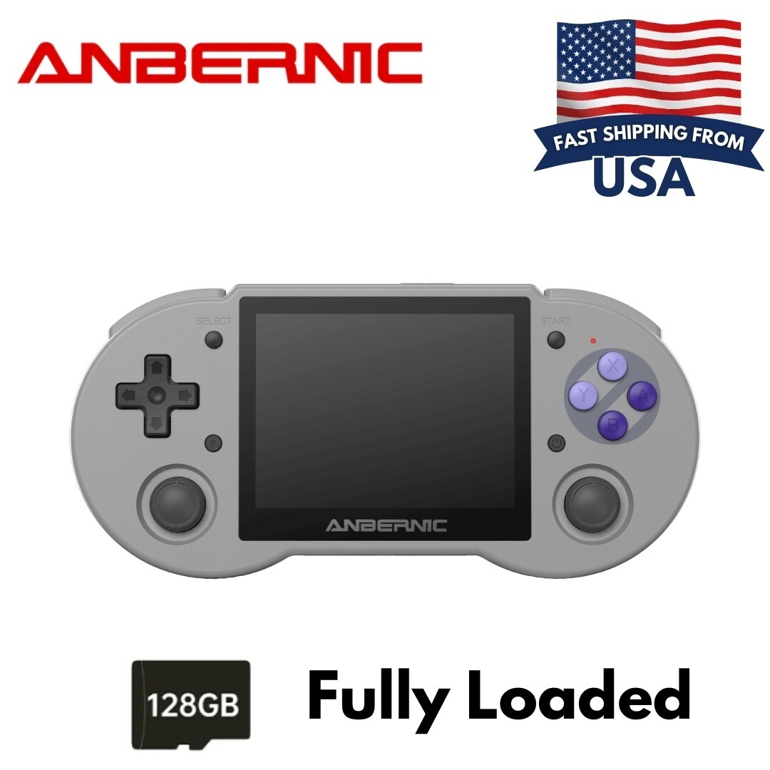Anbernic RG353P Retro Handheld Game Console 128GB Dual OS Linux/ Android System
