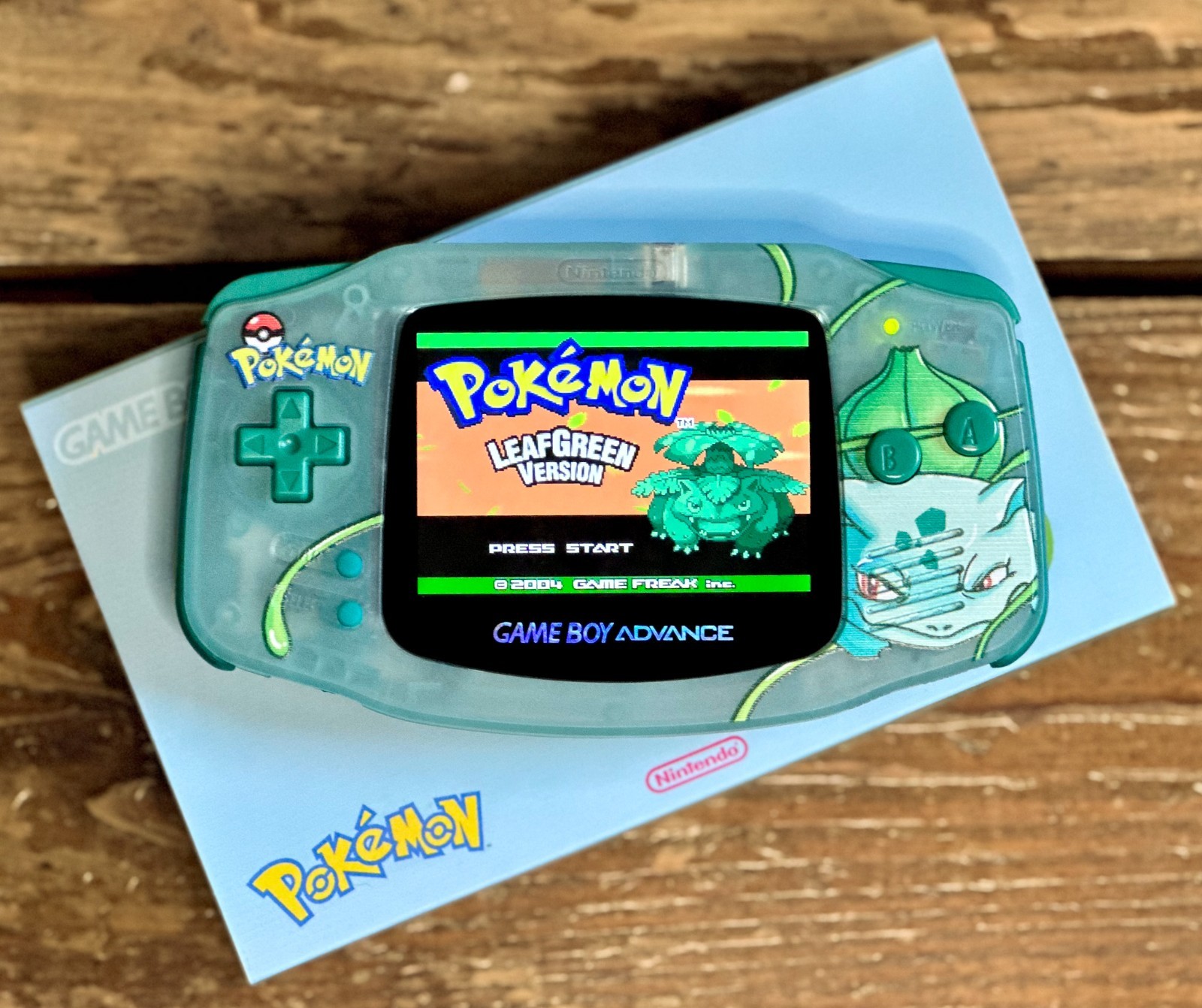 Nintendo Game Boy Advance GBA IPS 101 Backlit Pokemon System UV Rechargeable