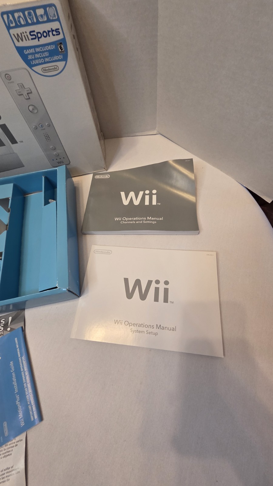 Nintendo Wii Original Retail Box Only Wii Sports Version NO CONSOLE