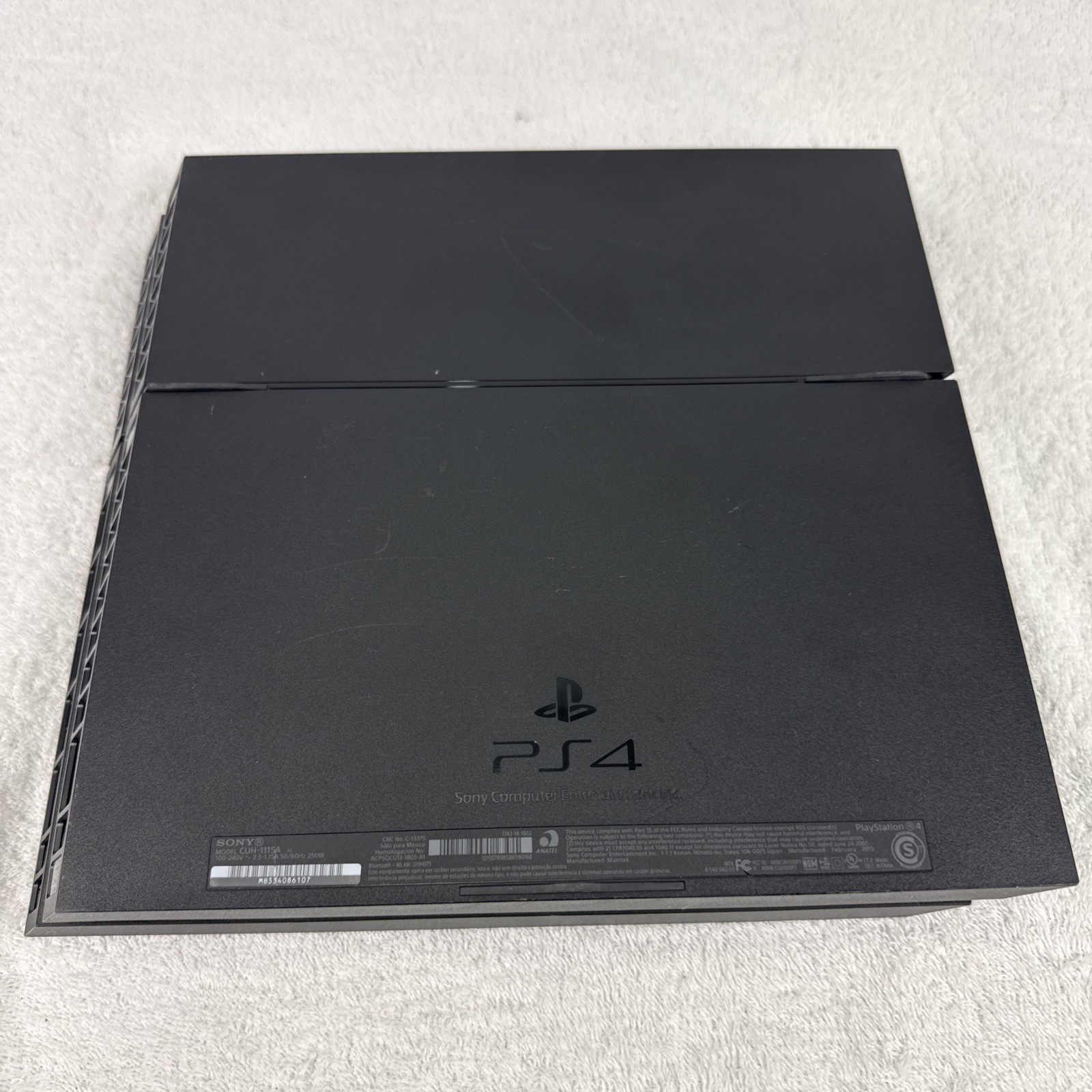 Sony PlayStation 4 500GB Jet Black Console For Parts Or Repair – No Video
