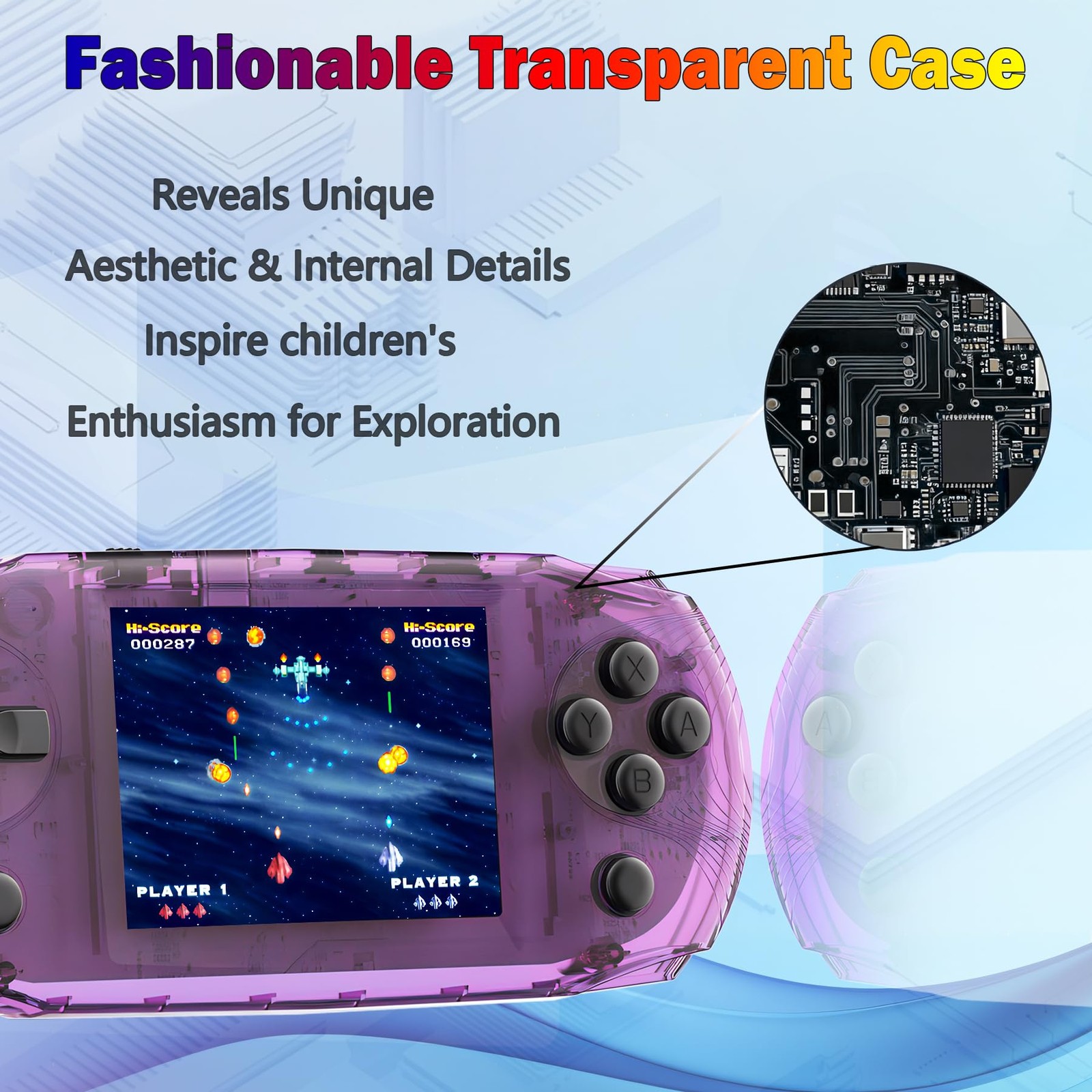 3.2″ IPS Large Screen Handheld Game Console for Kids Preloaded 100 Retro Video