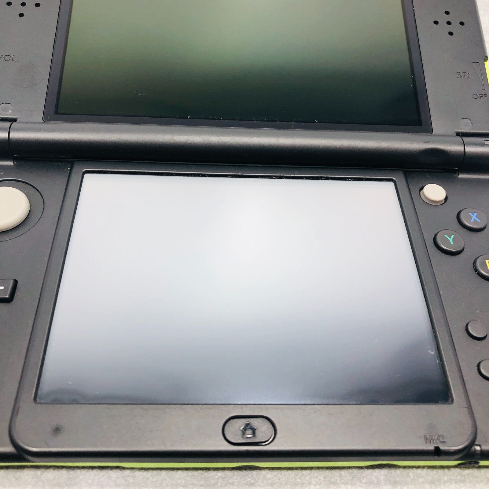 [EX+5] Nintendo new 3DS LL XL Lime Green Black Console & AC Adapter 06-106