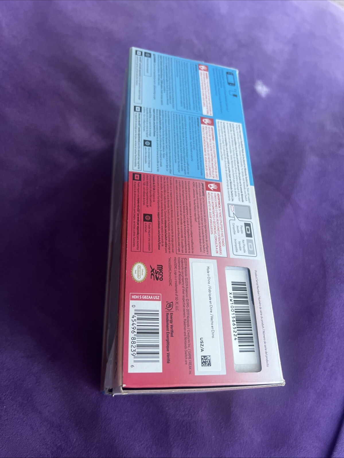 Nitendo Switch Lite Zacian and Zamazenta Game Console Brand New