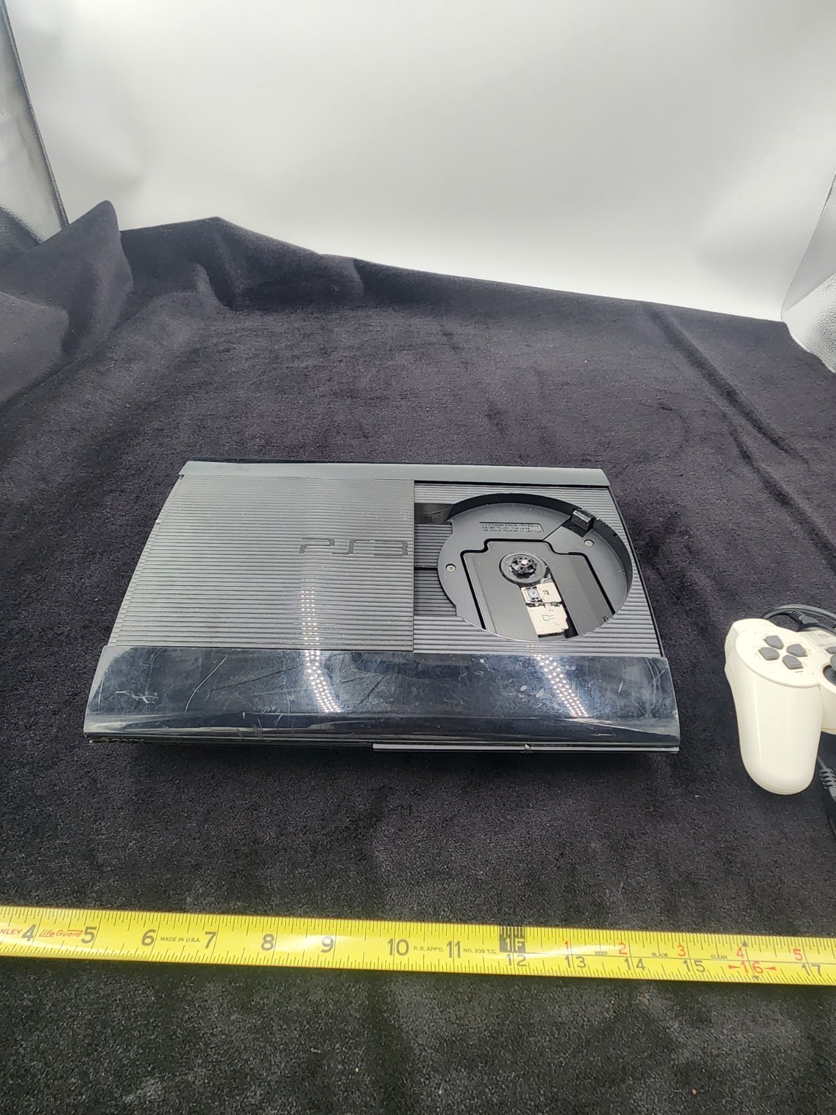 Sony Ps3 PlayStation 3 250GB Black Console System Missing Cords