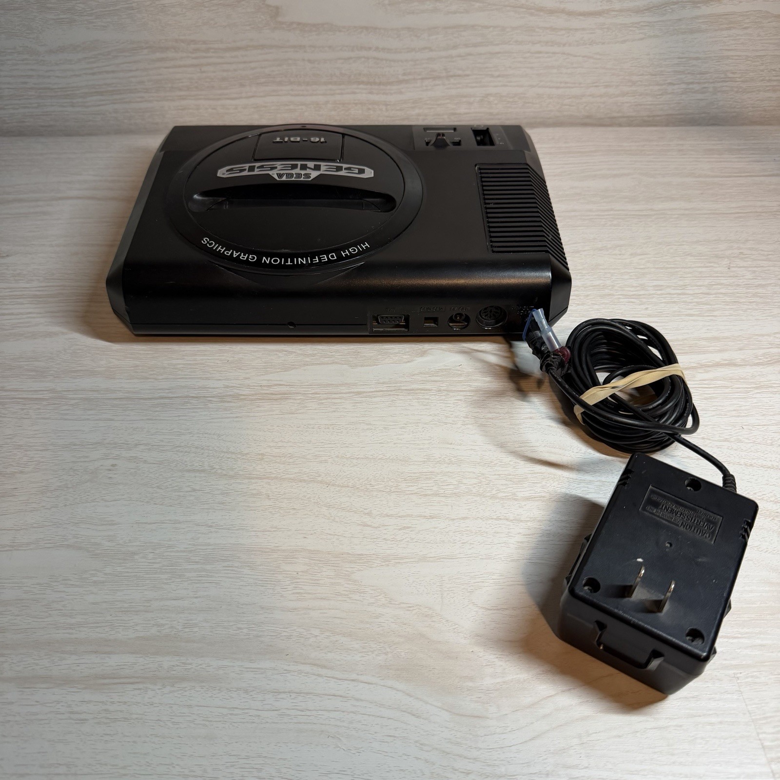 Sega Genesis Console Model 1601 Bundle – 2 Controllers – 9 Games – Tested