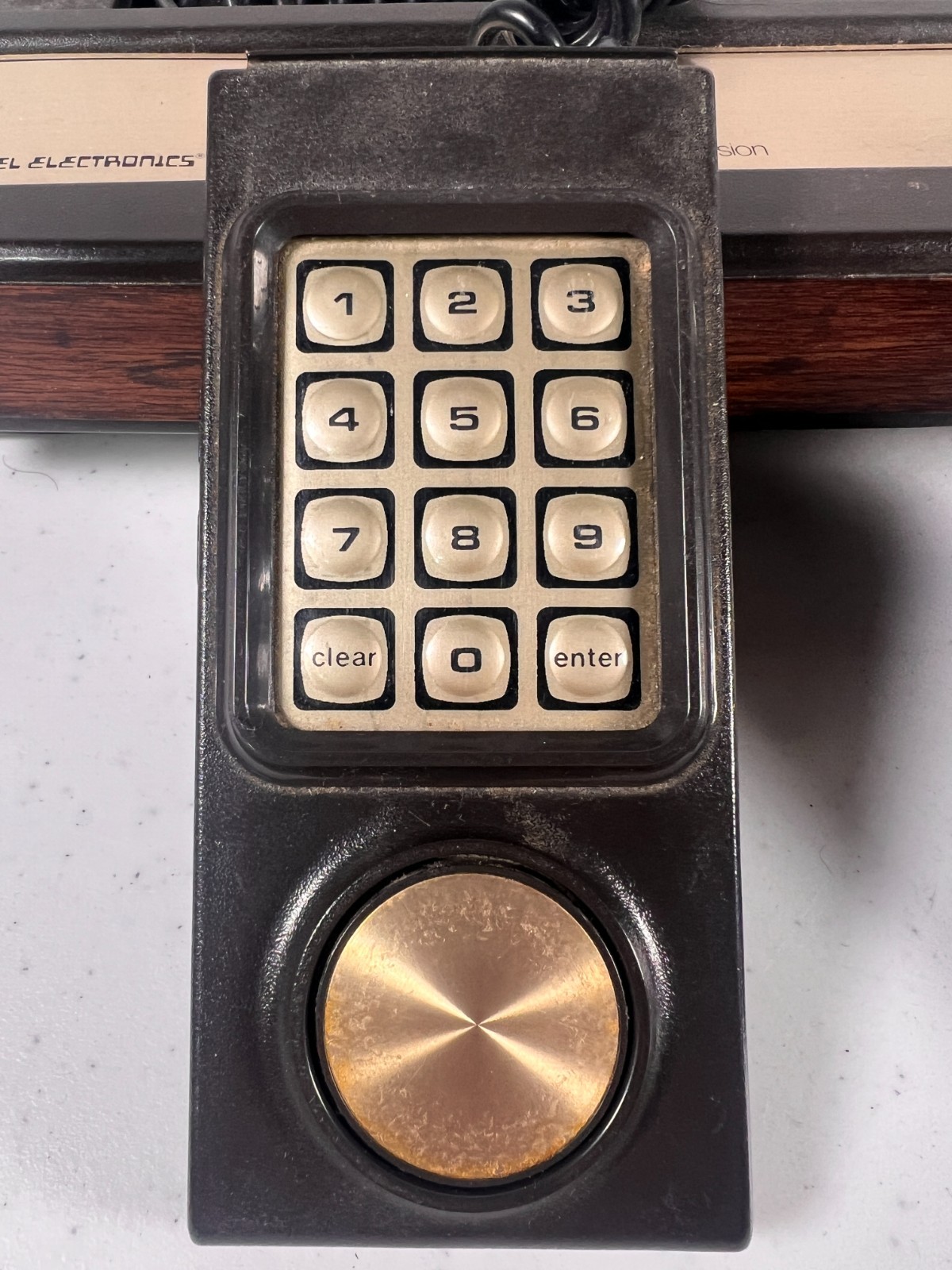 Intellivision Game Console Vintage Mattel 1981 Hong Kong