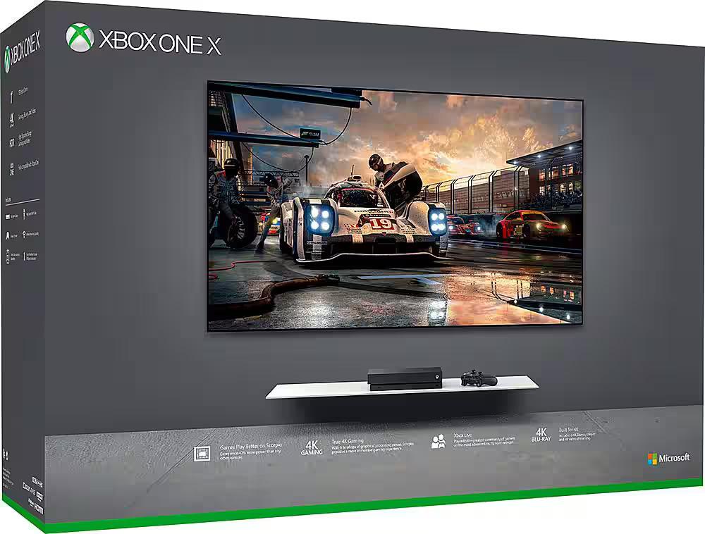 Geek Squad Certified Refurbished Xbox One X 1TB Console with 4K Ultra Blu-ray