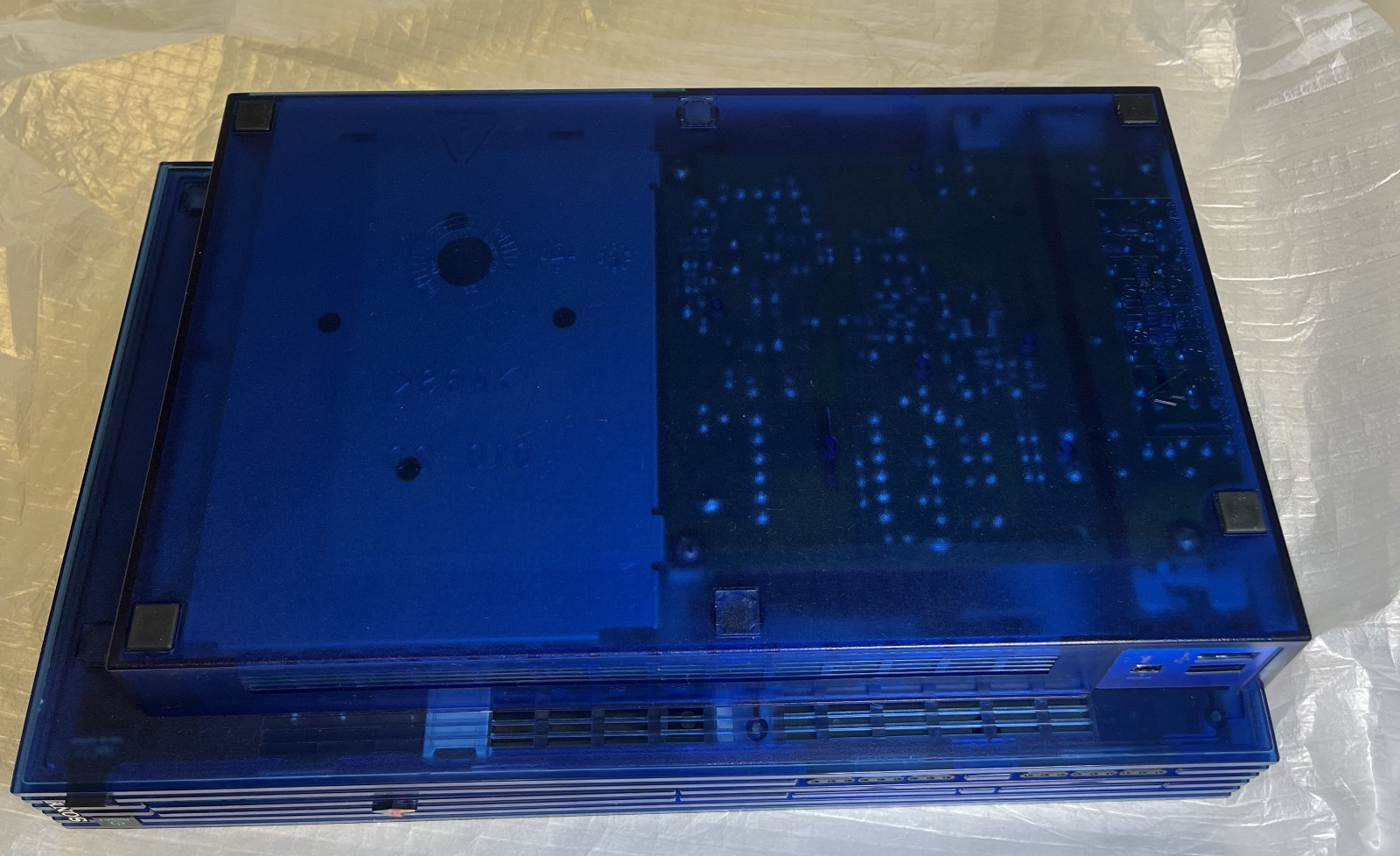 PLAYSTATION 2 LIMITED EDITION OCEAN BLUE SCPH 37000 L JAPAN 2002 CONSOLE