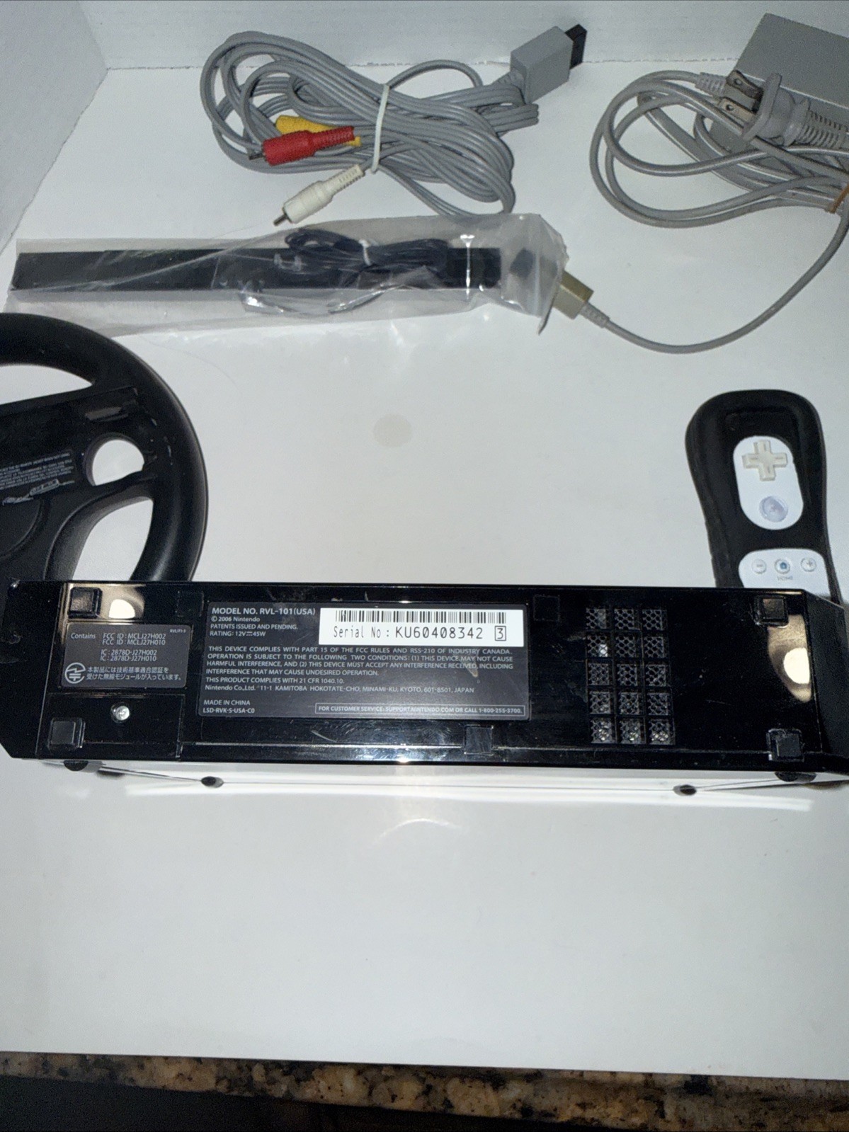 Nintendo Wii Family Edition RVL-101 512MB – Black