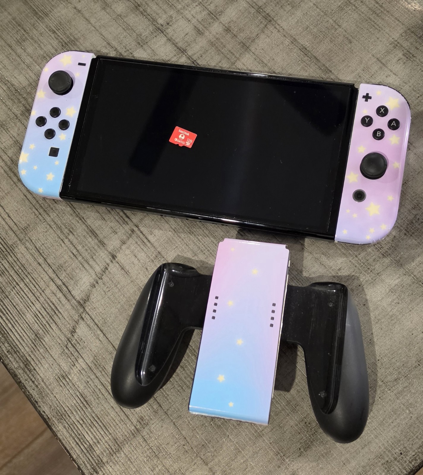 Nintendo Switch OLED w/ Pokémon Legends ZA, 128GB microSD, Extra JoyCons, & Case