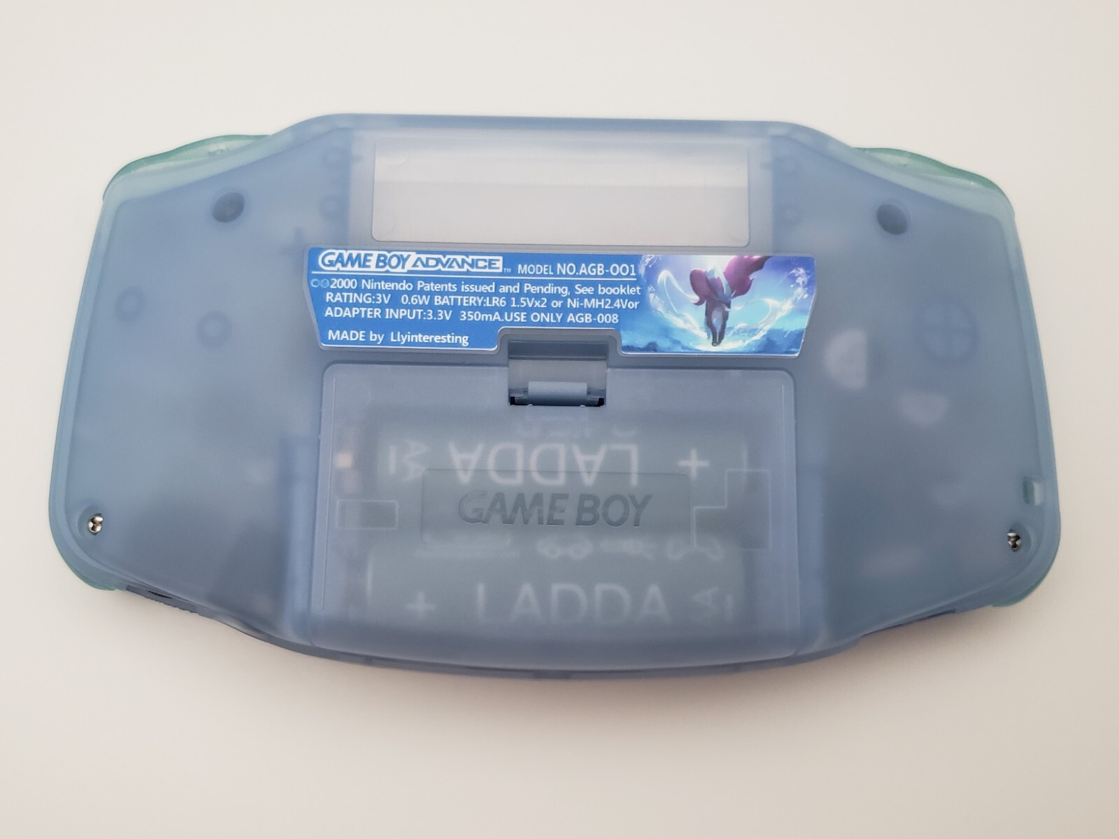 Suicune Game Boy Advance, Funnyplaying Backlit IPS Screen Pokemon Crystal Theme