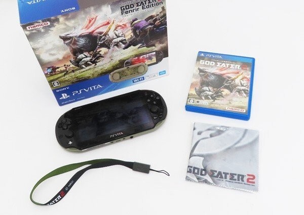 PlayStation Vita × GOD EATER 2 Fenrir limited Edition (PCHJ-10010) PS Japan F/S