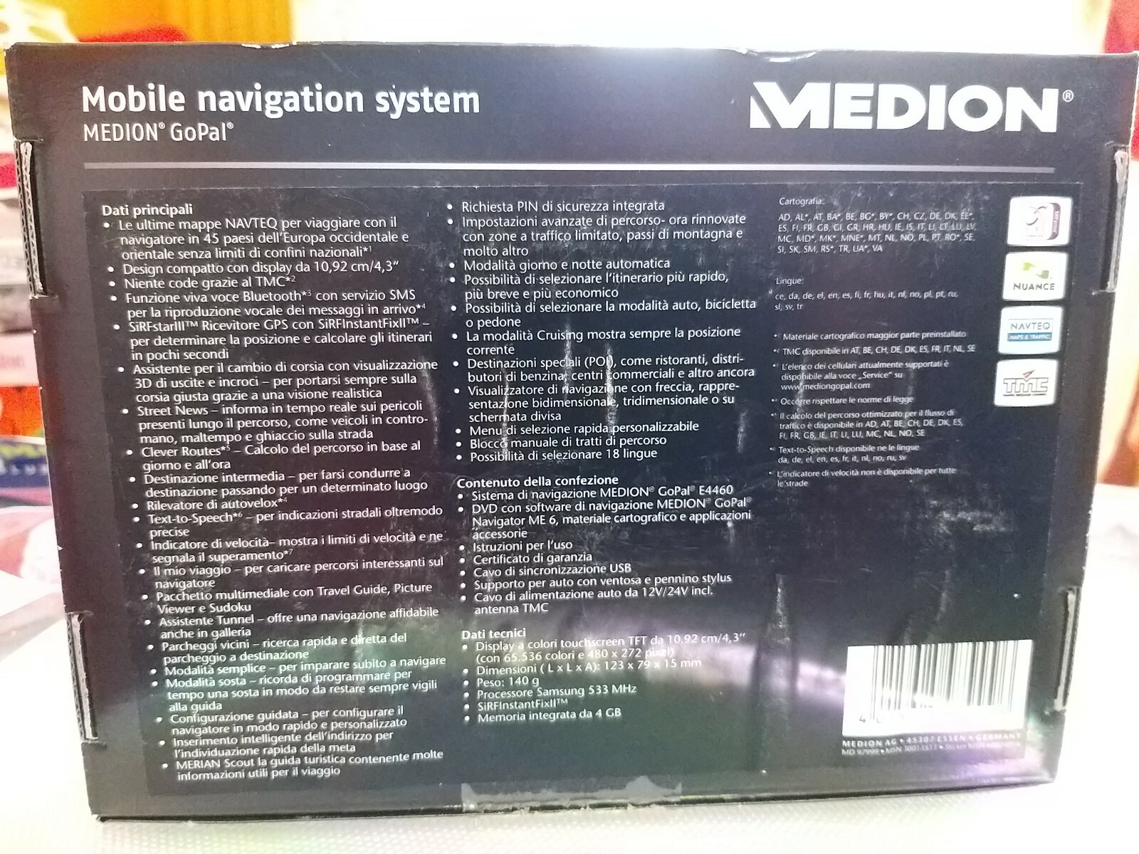 Medion GoPal MD 97999 Mobile Navigation System Black NIB