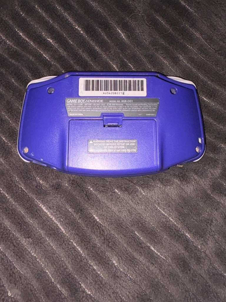 Nintendo Game Boy Advance Target Purple Handheld Console AGB-001