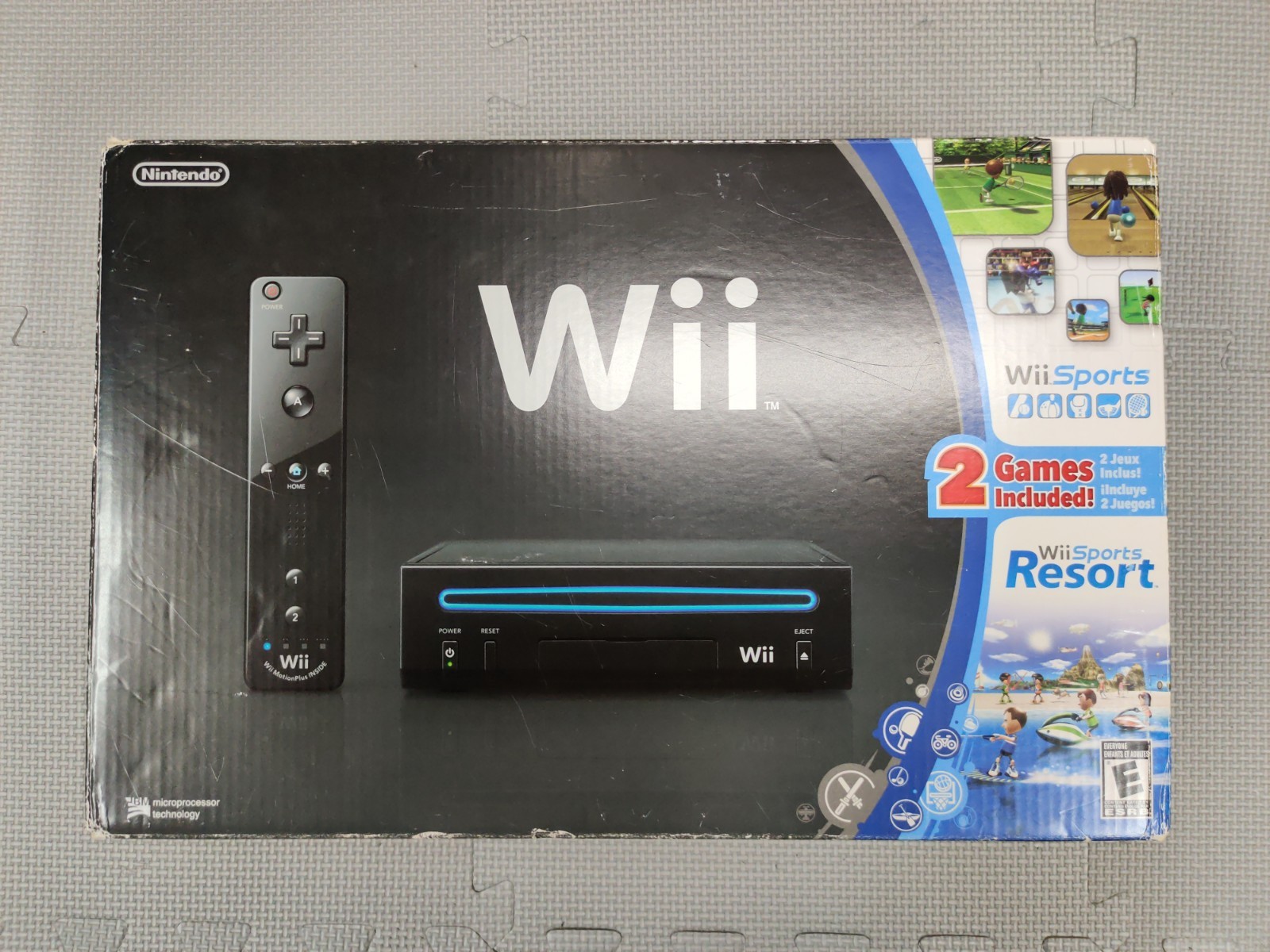 Nintendo Wii + Wii Sports /Wii Sports Resort Bundle W/Box- Complete – TESTED-