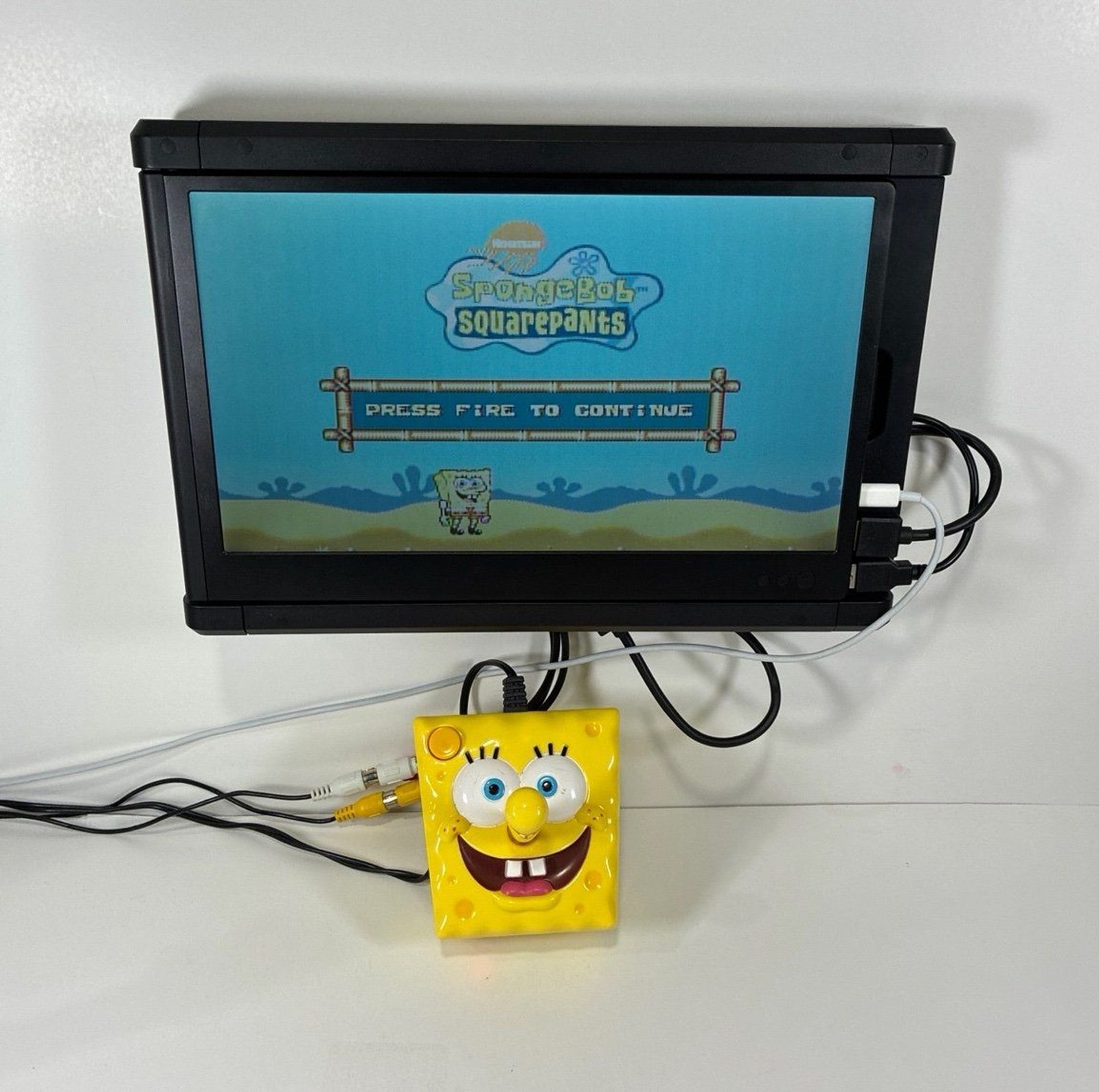 JAKKS SpongeBob SquarePants 5-in-1 Joystick Plug N Play TV Games (Tested)