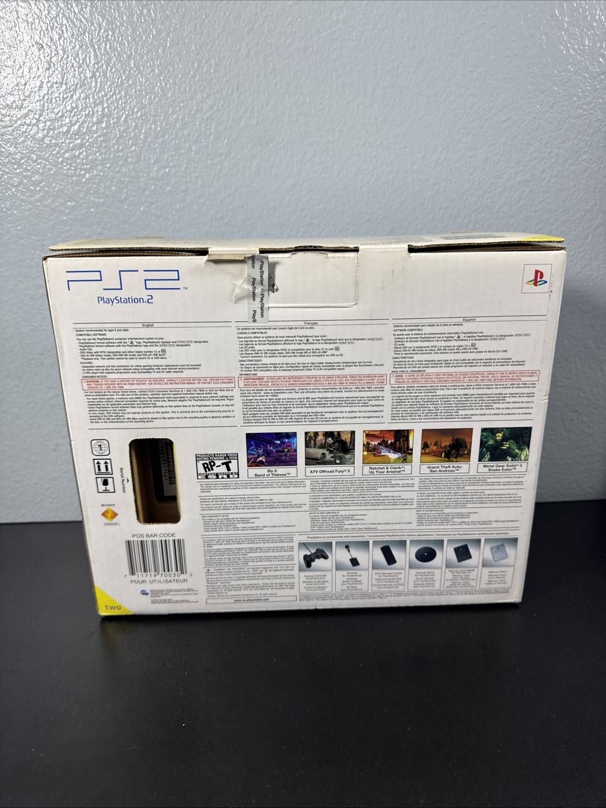 Sony PlayStation 2 PS2 Slim Black Console SCPH-70012 Complete in Box