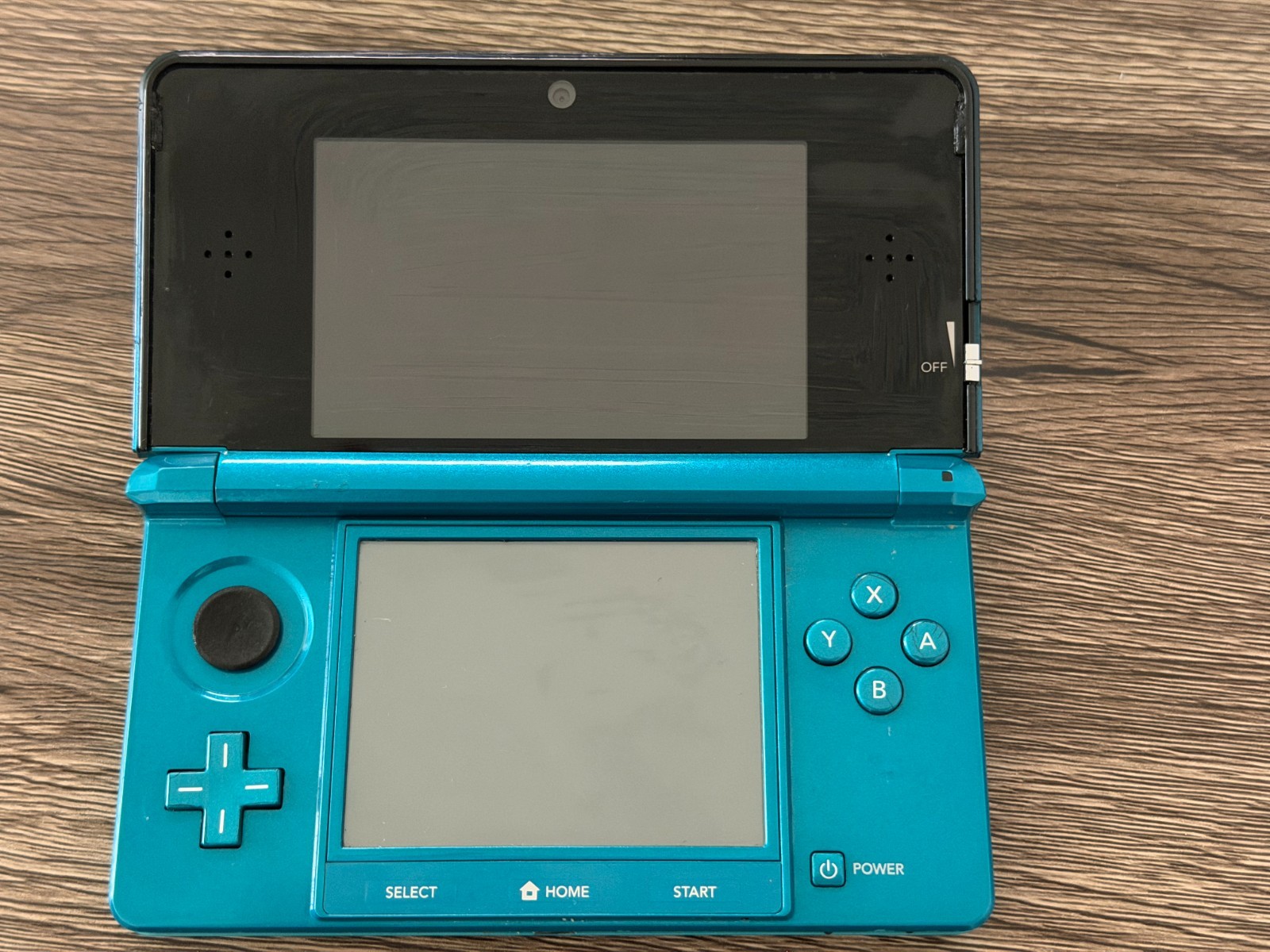 Nintendo 3DS Aqua Blue Console Complete In Box CIB w/ Charging PAL EUROPE