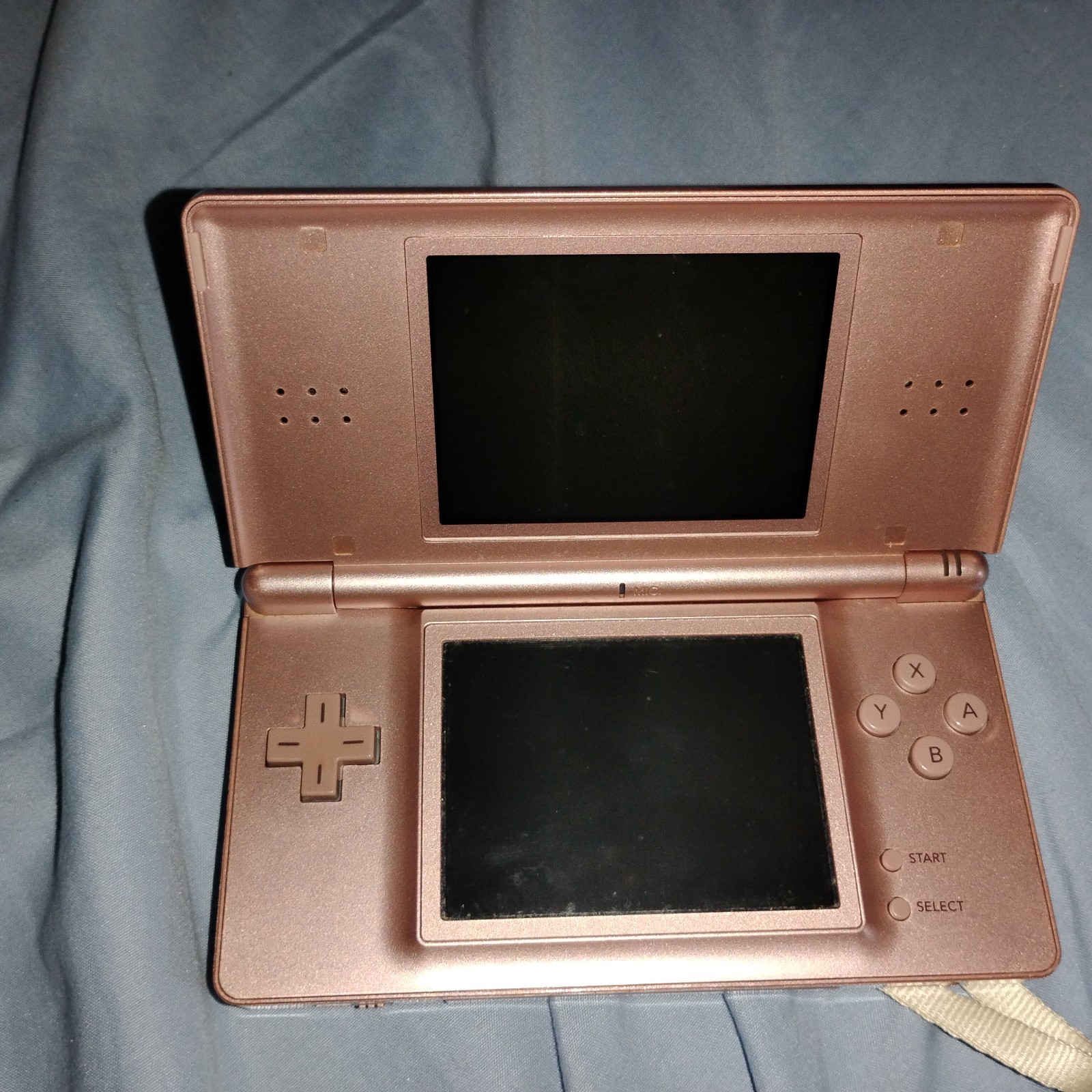 Nintendo DS Lite Metallic Pink Console Working With Games 369 In 1 GBA R4 Card