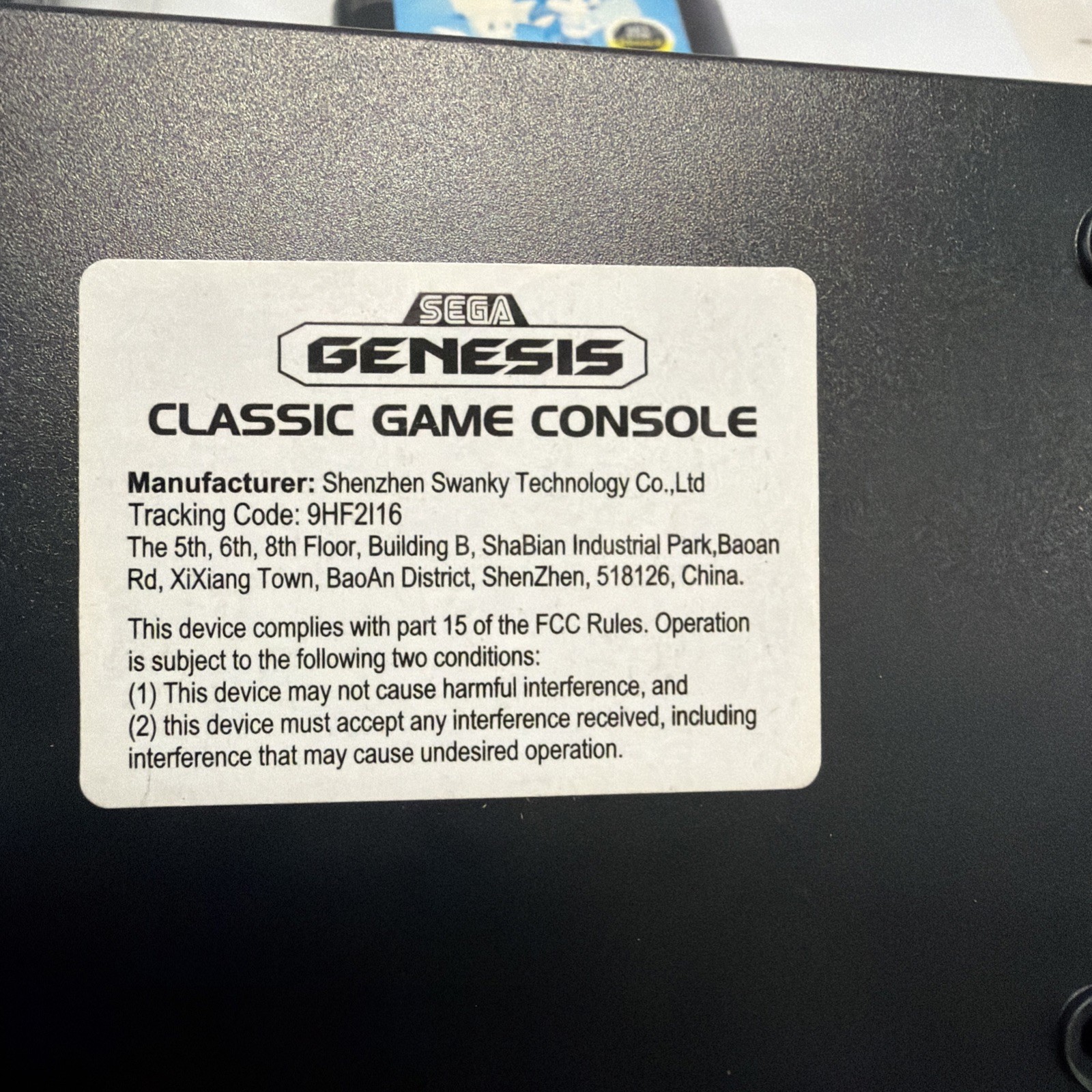 Sega Genesis Model 1601 Console Bundle Tested Working 2 Controllers With MINI