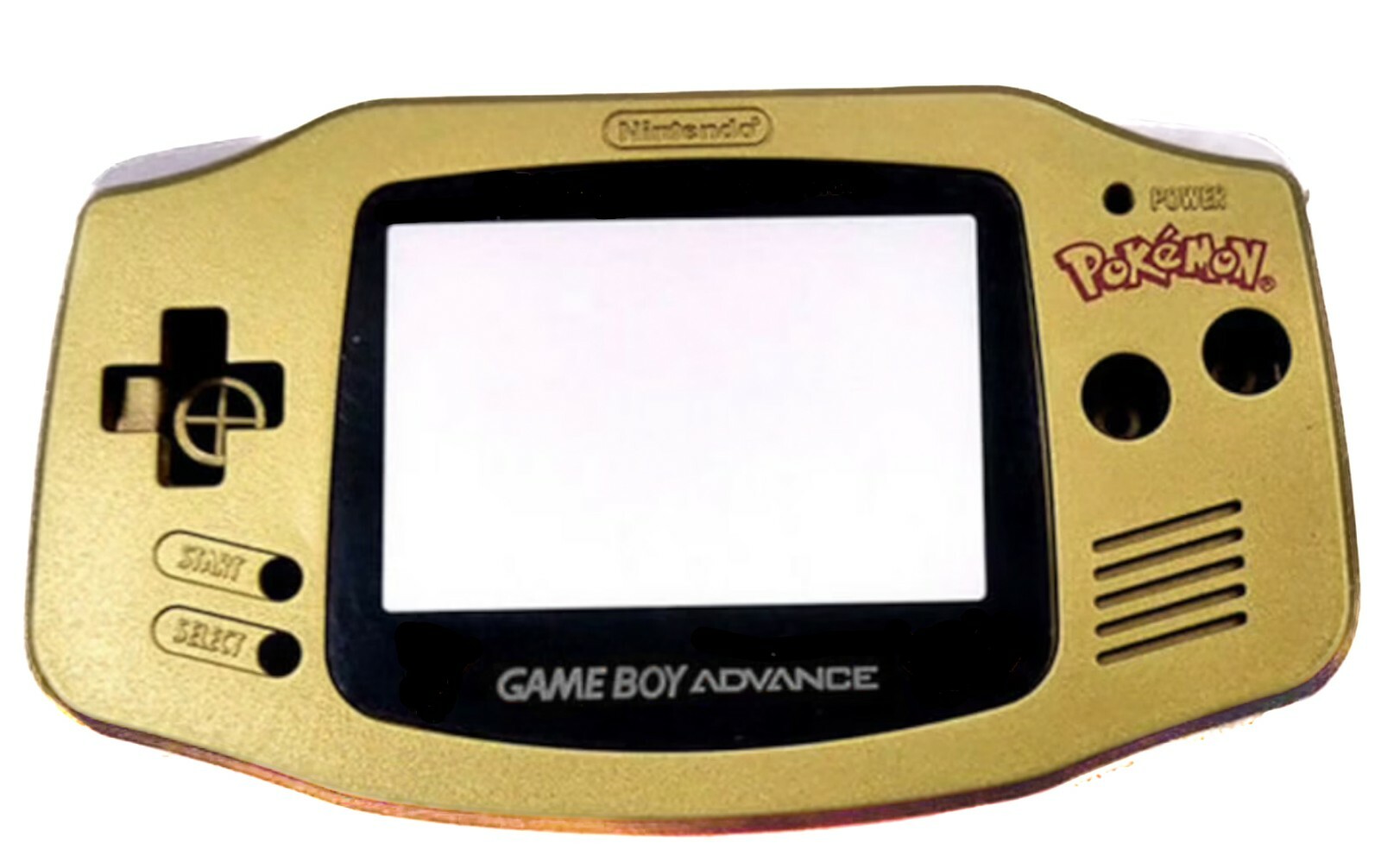 *NEW* Nintendo Game Boy Advance GBA Pokemon Gold System CUSTOM BUTTONS PADS LENS